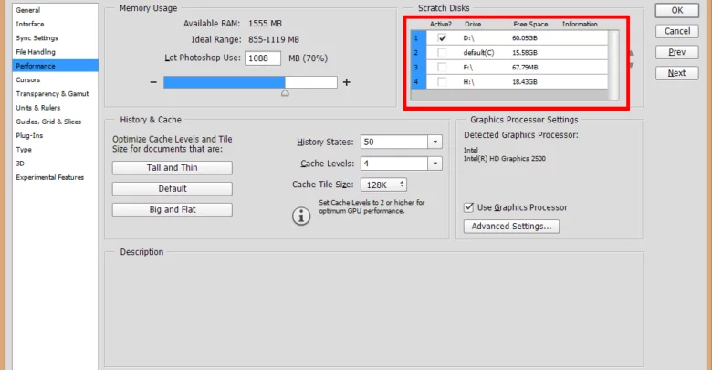 Solusi Mengatasi "Scratch Disk Full" Error - Photoshop